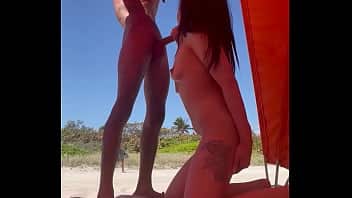 Sex tube flagra de sexo gostoso na praia